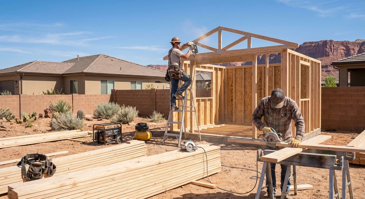 Shed and Garage Construction Tips and Advice in St. George